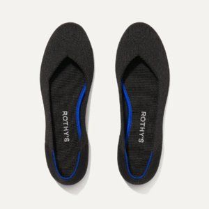 Rothy's Classic The Flat in Black sz 7